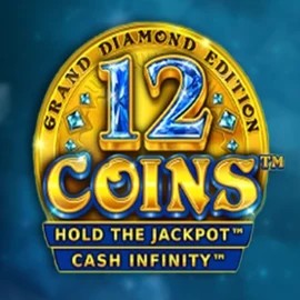 12 Coins Grand Diamond Edition online game logo by Wazdan on gambiva.it.com