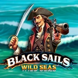 Official Slots logo: Black Sails Wild Seas by Infinity Dragon Studios at Gambiva Casino