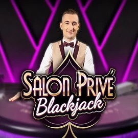 Blackjack Salon Privé slot visual from Ezugi available on gambiva.it.com