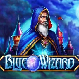 Blue Wizard logo by Quickspin at Gambiva Casino