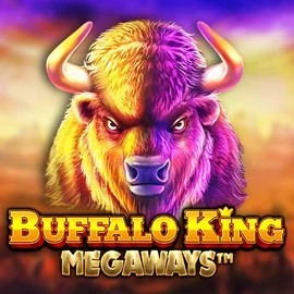 Buffalo King Megaways slot logo by Pragmatic Play at Gambiva Casino