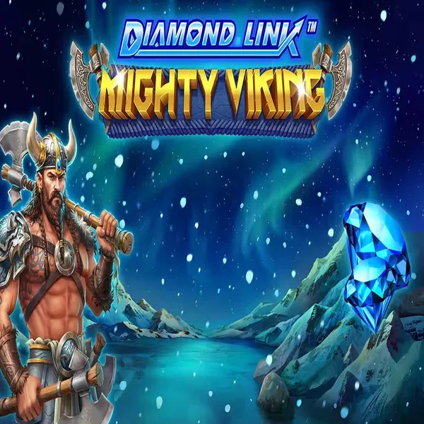 Diamond Link Mighty Viking logo by Greentube at Gambiva Casino