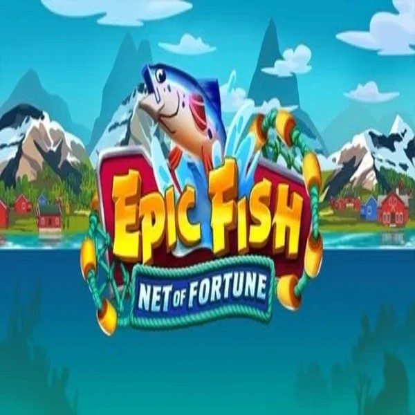 Epic Fish Net of Fortune slot logo by Quickspin at Gambiva Casino