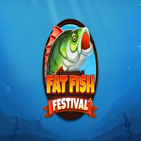 Fat Fish Festival slot logo by Wishbone Games at Gambiva Casino