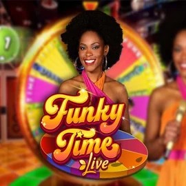 Funky Time slot icon by Evolution, available at Gambiva Casino