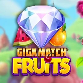 Giga Match Fruits slot logo by RubyPlay at Gambiva Casino