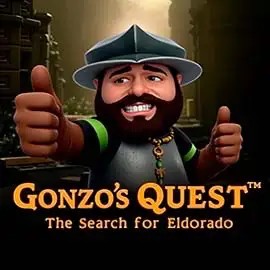 Gonzo's Quest logo by NetEnt Gambiva Casino