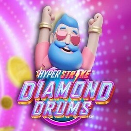 Hyper Strike Diamond Drums online game logo by Gameburger Studios on gambiva.it.com