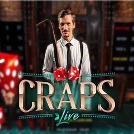 Live Craps online game logo by Evolution on gambiva.it.com