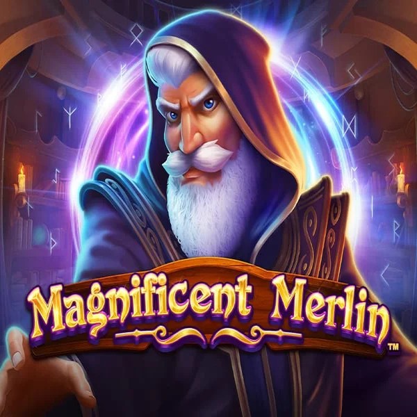 Magnificent Merlin logo – Slots by Greentube at Gambiva Casino