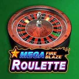 Mega Fire Blaze Roulette slot logo by Playtech at Gambiva Casino