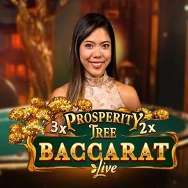 Prosperity Tree Baccarat logo – Live Casino by Evolution at Gambiva Casino