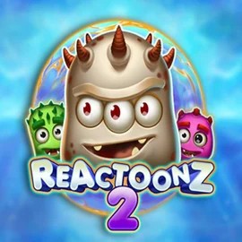 Reactoonz 2 logo by Play'n GO at Gambiva Casino