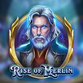 Official Slots logo: Rise of Merlin by Play'n GO at Gambiva Casino