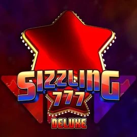 Sizzling 777 Deluxe online game logo by Wazdan on gambiva.it.com