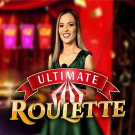 Ultimate Roulette slot logo by Ezugi at Gambiva Casino