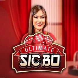 Ultimate Sic Bo slot logo by Ezugi at Gambiva Casino