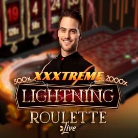 Official Live Casino logo: XXXtreme Lightning Roulette by Evolution at Gambiva Casino
